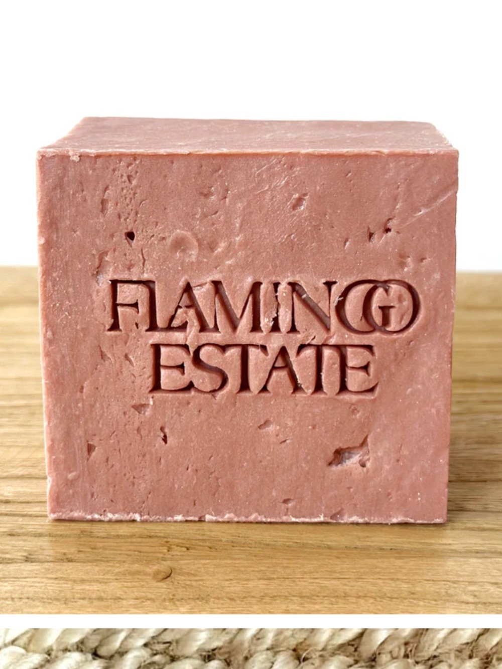 Flamingo Estate Jasmine & Rose Organic Bar Soap - Pink Box - 12 ounces